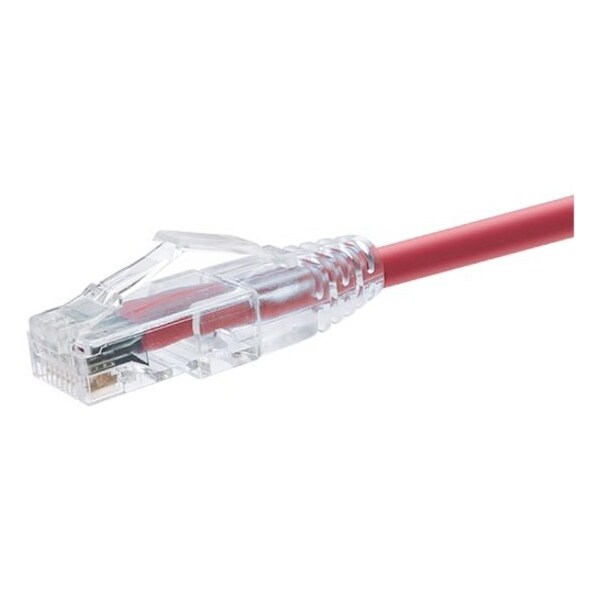Unirise Usa GROUP 15 FOOT CAT6 SNAGLESS CLEARFIT PATCH CABLE RED - CAT6 PATCH CABLE CAT 10112 - main